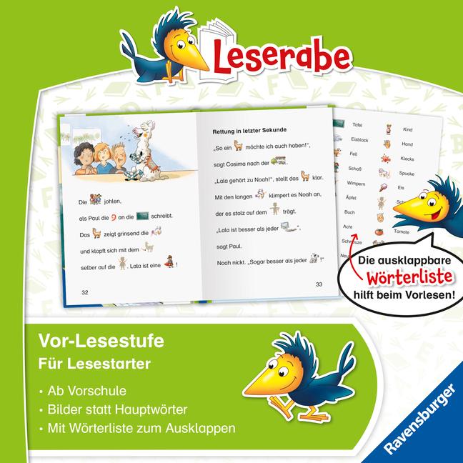 Productafbeelding Ravensburger Leserabe - Vor-Lesestufe: Lala, das labernde Lama (Duits, Alexandra Fischer-Hunold, 2023)