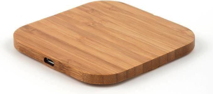 Actual product image PhoneLook Wireless Charging Station Qi Wireless Real Wood Charger for Smartphone