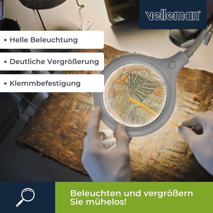 Actual product image Velleman Magnifier lamp