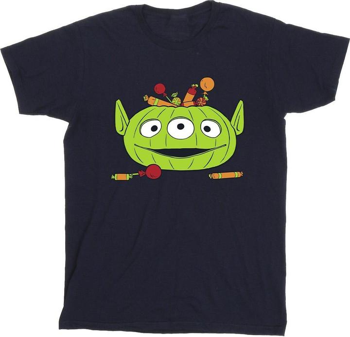 Toy Story Alien Pumpkin Basket TShirt Halloween (XL)