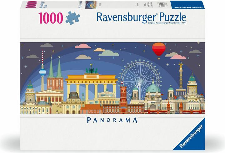 Actual product image Ravensburger Puzzle 12000449 - Night in Berlin - 1000 pieces puzzle for adults and children from 14 (1000 pieces)