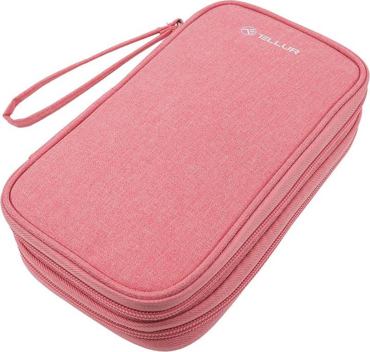 Actual product image Tellur Universal travel cable organiser Pink (1.57 l)