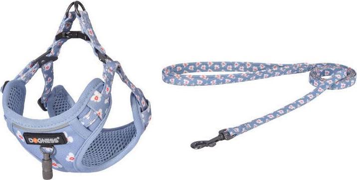 Immagine prodotto Dogness set da passeggio guinzaglio+cintura per cani (azzurro) (Cane, Passeggiare)