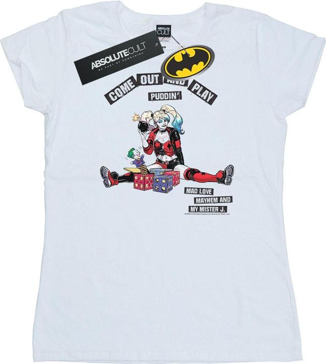 Harley Quinn Come Out And Play TShirt (M)