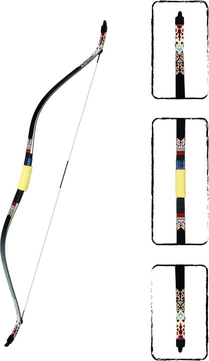 Actual product image Freddie Archery Traditional Dragon 48" 55 lbs RH-LH String Incl.