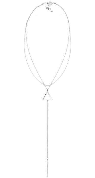 Produktbild Elli Choker, Dreieck, Geo, Layer, Y-Kette (925er Sterling Silber, 38 cm)