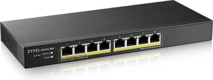 Actual product image Zyxel GS1915-8EP (8 Ports)