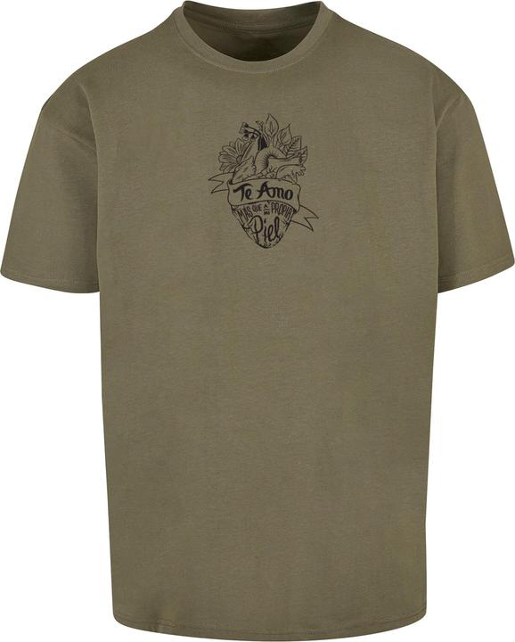 Actual product image Merchcode Frida Kahlo - Te amo outline Heavy Oversize Tee - 116711 (S)