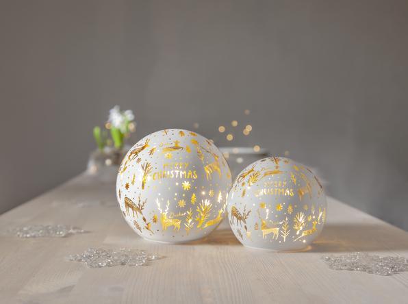 Actual product image Star Trading Glass Decoration MerryX-mas