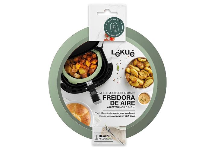 Image du produit Lékué Moule pour friteuse à air chaud D15cm vert