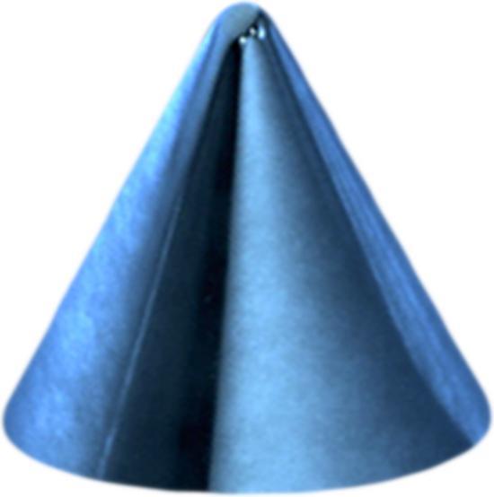 Produktbild Star Piercing Micro Cone dunkelblau (ohne Messing, Titan G23)