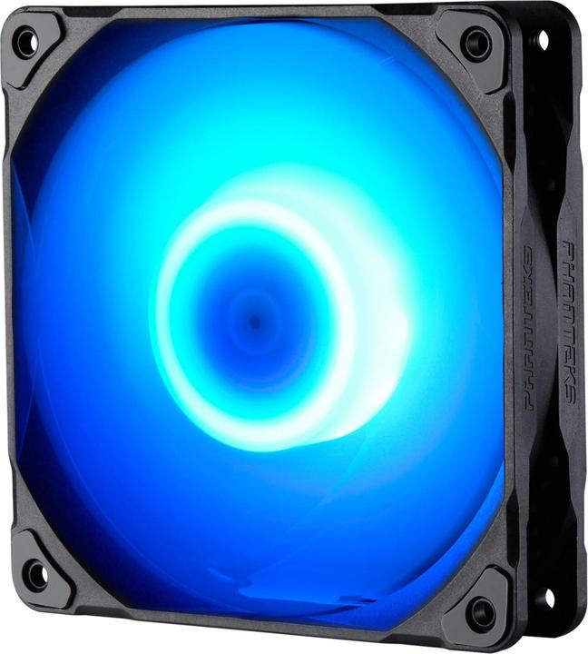 Actual product image Phanteks M25 PWM D-RGB fan, 3-pack - 120mm, black (120 mm, 3 x)