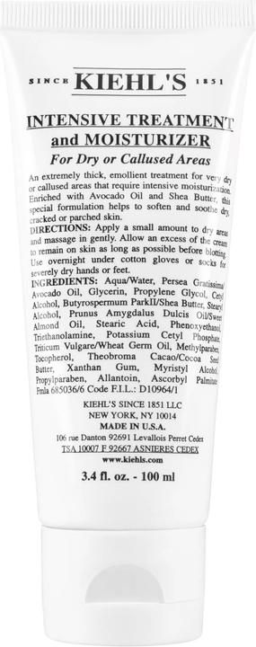 Kiehl's Intensive Treatment and Moisturizer for Dry or Callused Areas Intensive Feuchtigkeitspflege (100 ml, Tagescreme)