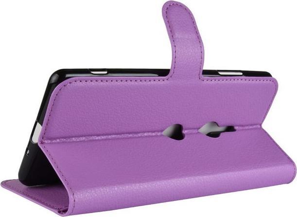 Actual product image MU Classic Litchi Leather Bookcover Series (Sony Xperia 10)