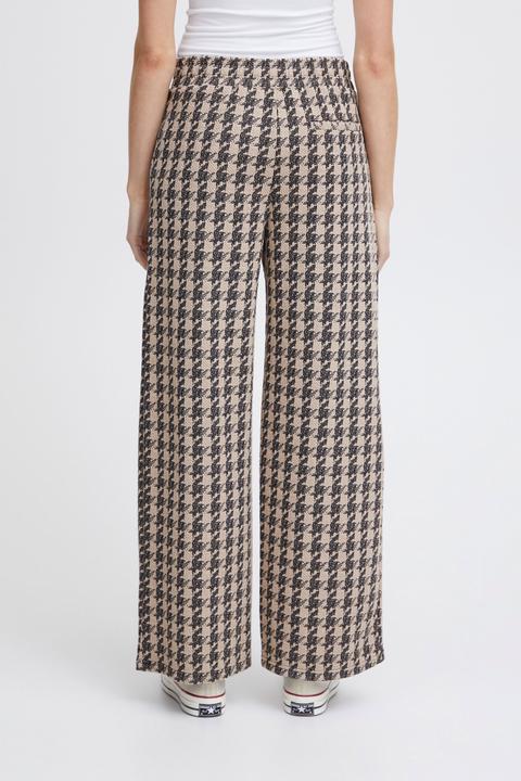 Actual product image Ichi IHKATE HOUNDSTOOTH WIDE PA 20120296 (L)