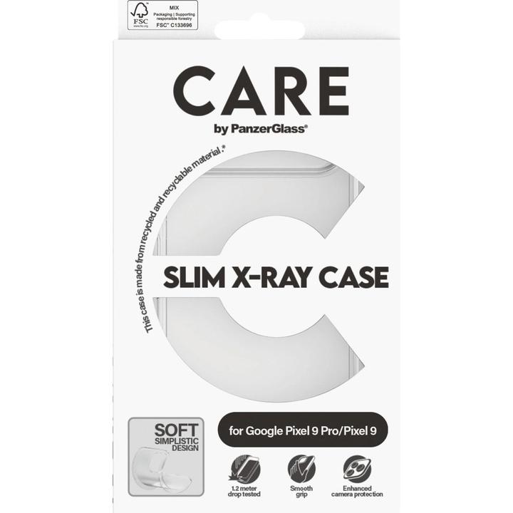 Produktbild PanzerGlass CARE by Fashionable Case Transparent X-Ray Soft Basic Google Pixel 9/ 9 Pro (1 Stück, Google Pixel 9, Google Pixel 9 Pro)
