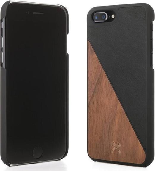 Image du produit Woodcessories EcoSplit bois+cuir iPhone 7+ / 8+ Walnut/black eco249 (Apple iPhone 7 Plus)