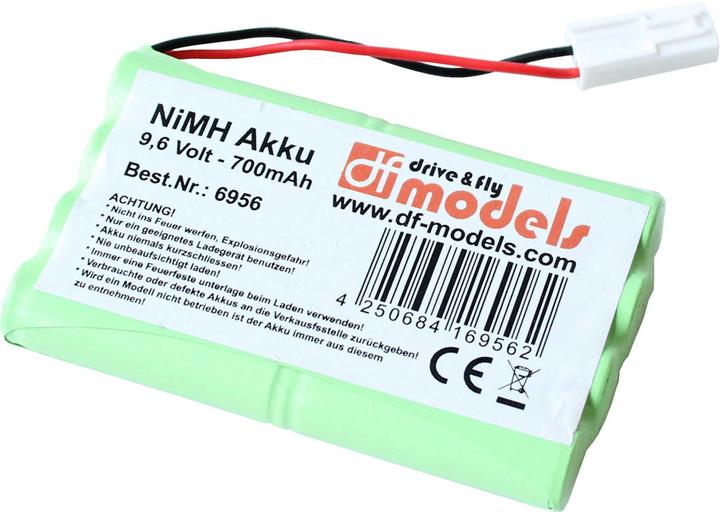 Image du produit DF-Models DRIVE & FLY MODELS BATTERIE NIMH 9,6V 700MAH (9.30 V, 700 mAh)