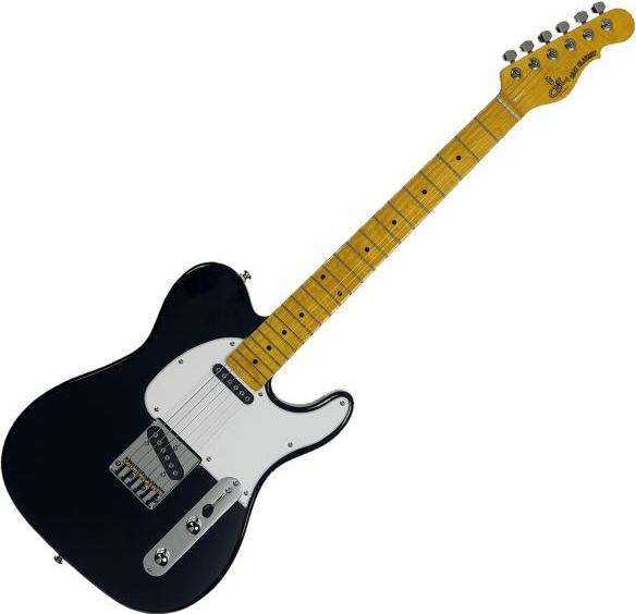 Produktbild G&L GL Guitars E-Gitarre ASAT Classic Tribute Serie Schwarz mit Kabel (E-Gitarre, Kunststoff, Sumpfesche, Ahorn, Nickel)