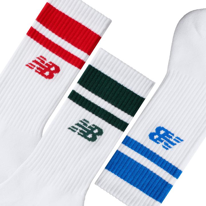 Actual product image New Balance Everyday Stripe Midcalf 3 Pack (pack of 3, XL)