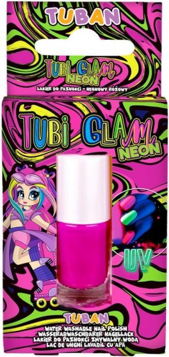 Productafbeelding Tuban Tubi Glam Nagellak - Neon Roze 5 ml (Neon roze)