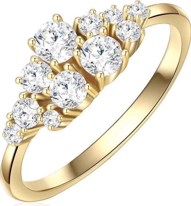 Immagine prodotto Glanzstücke München Donna Argento Sterling Cubic Zirconia Oro Giallo - 28369 (48, 925 Argento)