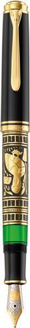 Produktbild Pelikan Füllhalter M900 Toledo B Etui (Schwarz, Grün, Gold, 1 x)
