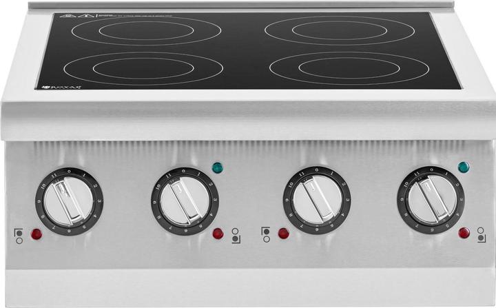 Actual product image Royal Catering Induktionsplatte tragbare Kochplatte Induktion 4 Platten Ø 12 - 26 cm tragbar