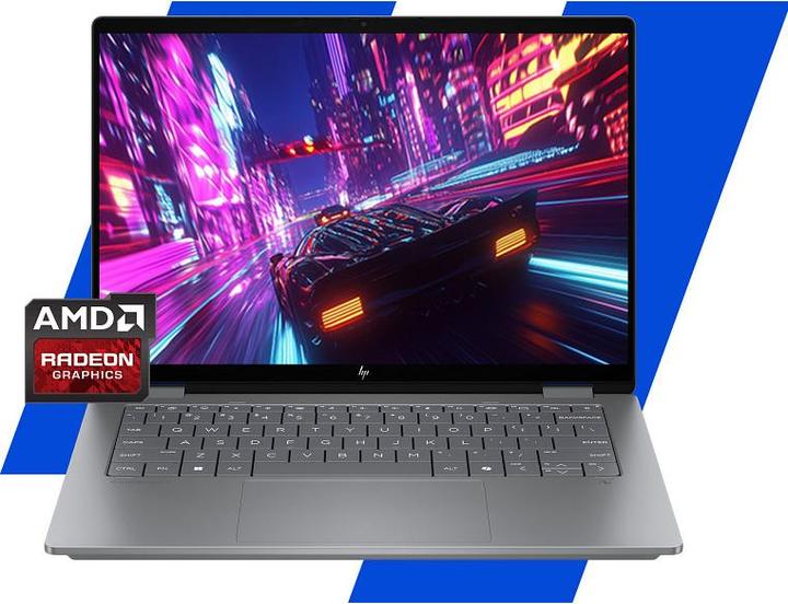 Actual product image HP OmniBook X Flip 14-fk0632nz (14", AMD Ryzen AI 7 350, 16 GB, 512 GB, CH)