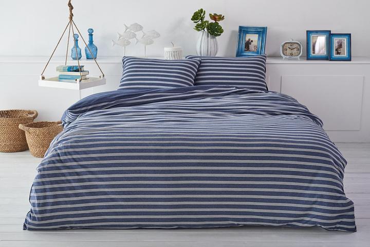 Immagine prodotto Living Home Maglia melange double face (Set di biancheria da letto, 80 x 80 cm, 155 x 220 cm)