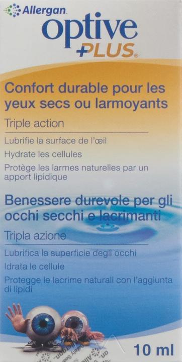 Image du produit Optive Plus Gouttes pour les yeux Fl (10 ml, Gouttes pour les yeux Plus 10 ml)