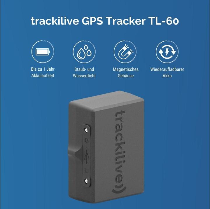 Image du produit Trackilive GPS Tracker TL-60 Noir
