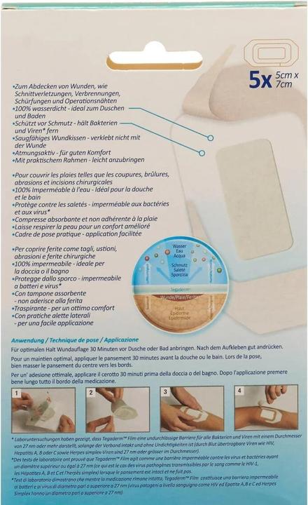 Actual product image 3M Tegaderm+Pad (5 x)