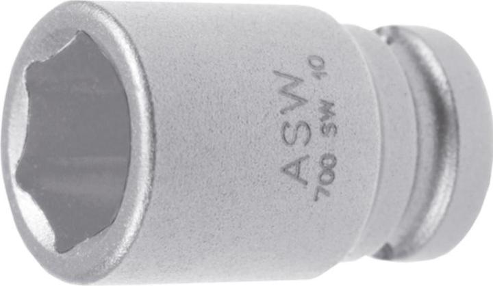 Produktbild ASW Kraftschraubersteckschlüsseleinsatz 700 M 1/4 ″ 6-Kant Magnet Schlüsselweite 7 mm Länge 23 mm (7 mm)