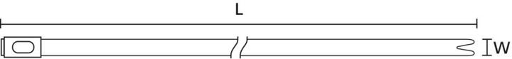 Produktbild HellermannTyton Kabelbinder (Metallkabelbinder, 362 mm, 50 Stk.)