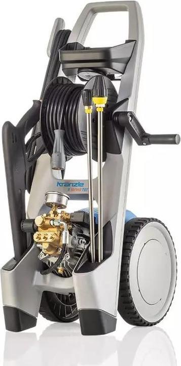 Kränzle L'idropulitrice X 10/140 TST si utilizza in posizione verticale, con avvolgitore