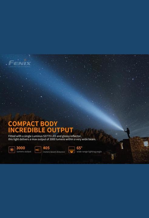 Actual product image Fenix PD40R V3.0 (14.30 cm, 3000 lm)