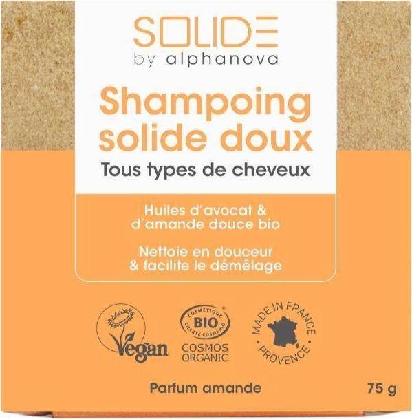 Immagine prodotto Alphanova Shampoo solido avocado mandorla organico solido (Shampoo solido)