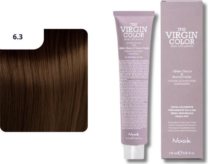 Image du produit Nook Couleur de cheveux Virgin Color (6.3 Blond foncé doré)