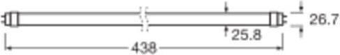 Actual product image Ledvance LED-Tube (G13, 5.40 W, 650 lm, 1 x, E)