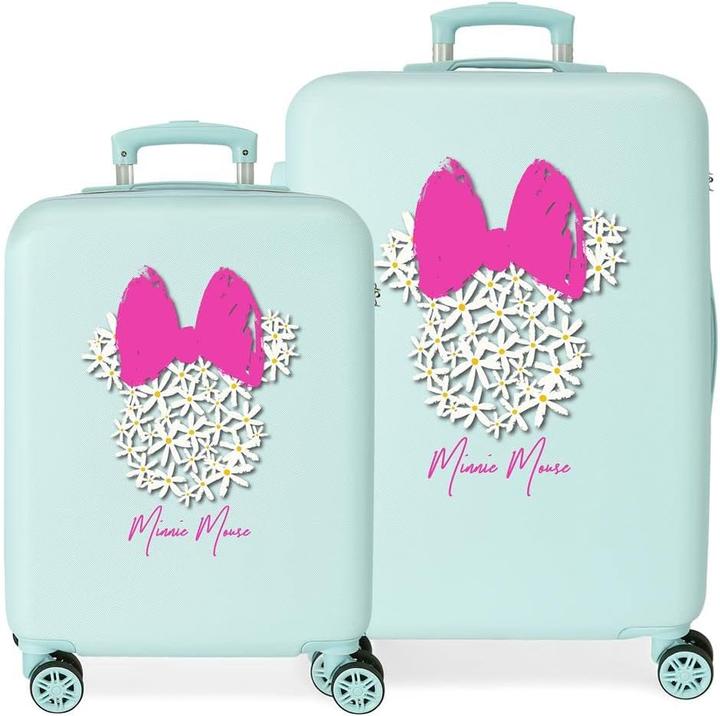 Immagine prodotto Disney 2-teiliges Kofferset Minnie Teen (56 l, Bagaglio a mano (fino a 50 litri), M (50 - 90l))