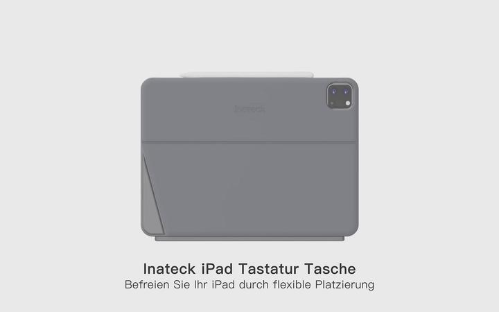 Produktbild Inateck Keyboard iPad 04111 gray (KB04111 gray) (DE, 3)