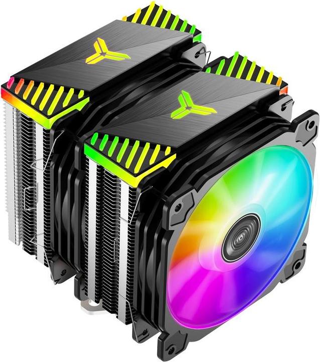 Actual product image Jonsbo CR-2000 GT CPU Cooler Dual Tower, ARGB - 2x 120mm (159 mm)