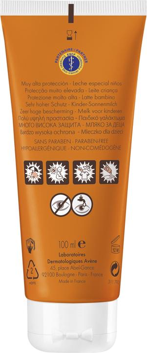 Image du produit Avène Lait enfant Soins solaires (Crème solaire, SPF 50, 100 ml, 150 g)