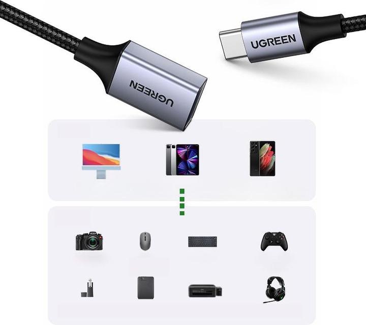 Produktbild Ugreen USB C — USB A (0.15 m, USB 3.2 Gen 1)
