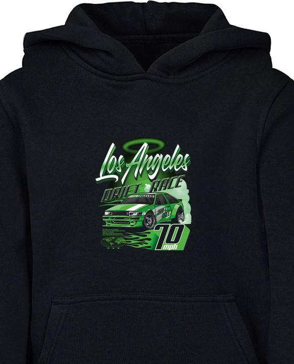 Immagine prodotto Mister Tee Felpa con cappuccio LA Drift Race per bambini - 132511 (134, 140)