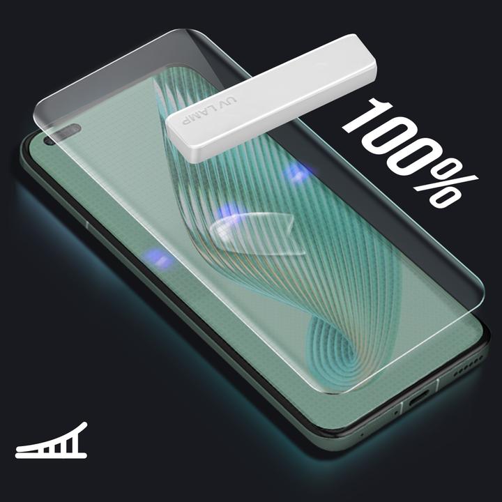 Produktbild Avizar Displayschutzfolie aus Glas mit UV-Licht (1 Stück, Honor Magic5 Pro)