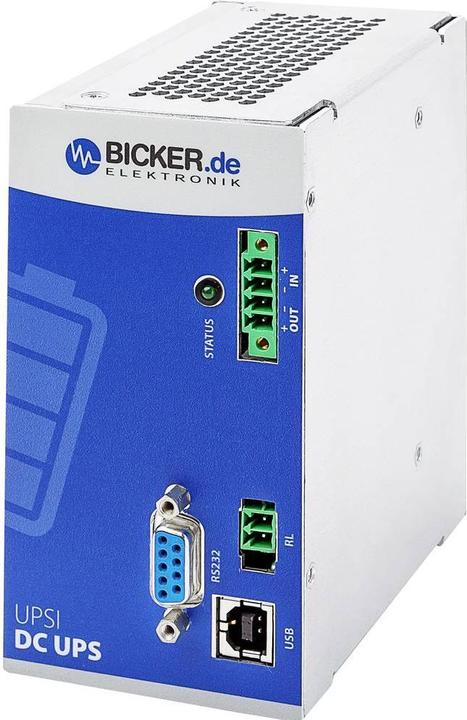Immagine prodotto Bicker Elektronik UPSI-2406DP2 Sistema UPS industriale (guida DIN) (96 W)