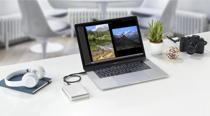 Image du produit LaCie Mobile Drive - Moon Silver (4 To)