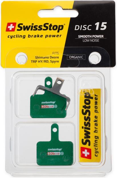 Produktbild swissstop Disc 15 (Quad, Shimano, Tektro, TRP, Organisch (Resin))